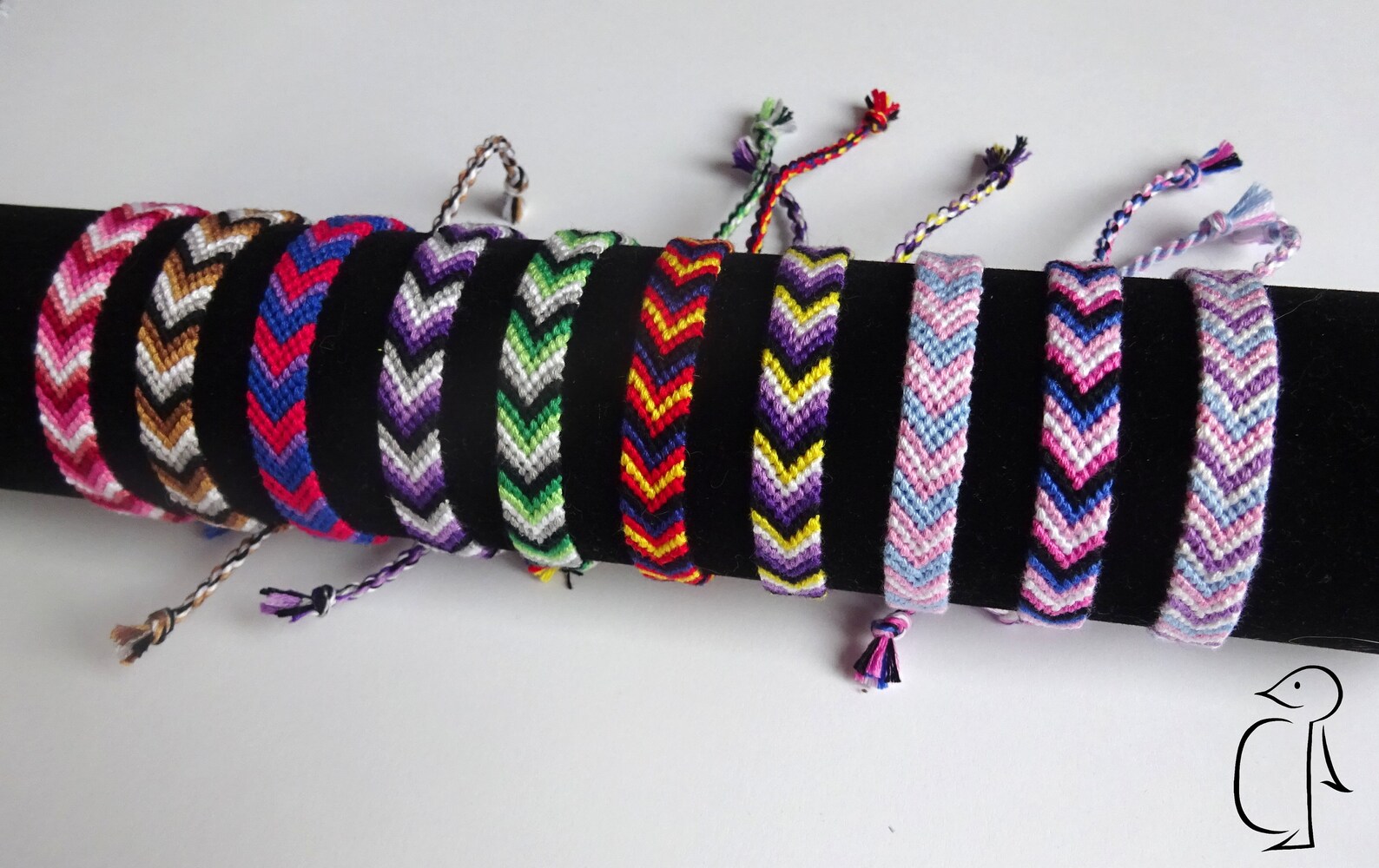 Made to Order Custom Pride Flag Friendship Bracelet Chevron Etsy