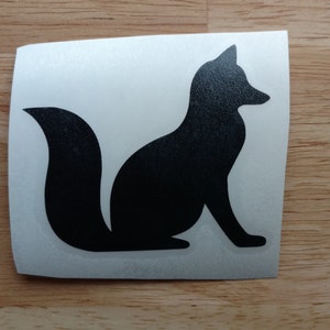 Fox Hunting Squirrel Vinyl Decal 22 colors and 11 sizes to choose Sticker Truck Boat Phone Laptop Decal Window Sticker Kayak Decal