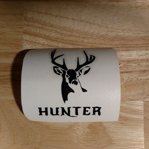 Whitetail Deer Hunter Deer Hunting Vinyl Decal 22 colors and 10 sizes to choose Sticker Truck Boat Phone Laptop Decal Window Sticker Decal