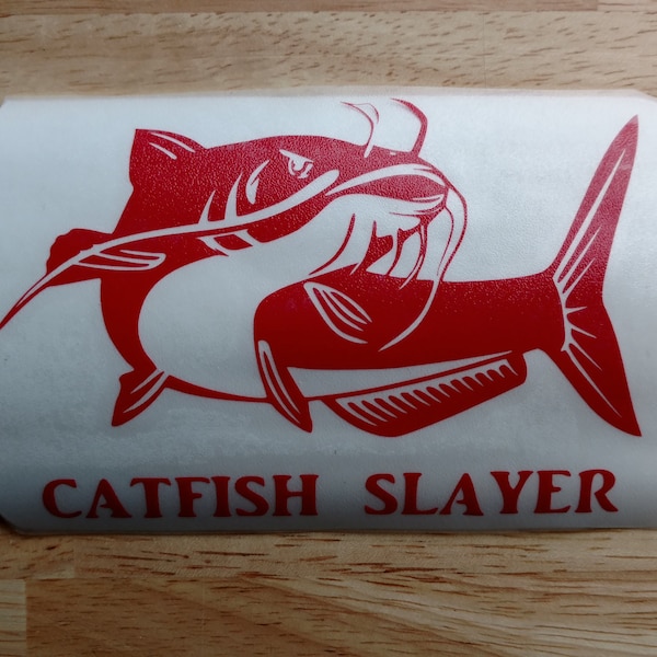 Catfish Boat Decal Etsy