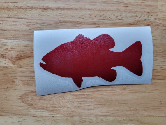 Largemouth Bass Smallmouth Bass Decal Vinyl Fishing Decal Sticker