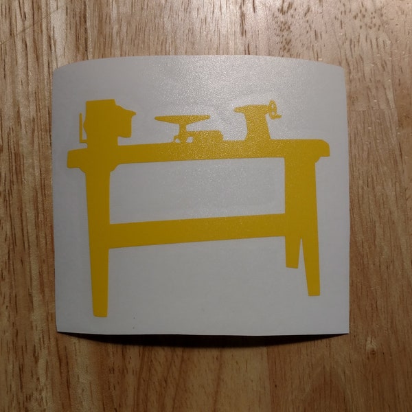 Wood Turning Sticker Etsy