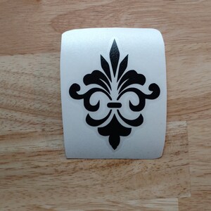 fleur de lis Pesca vinilo calcomanía 22 colores 7 tamaños para elegir entre pegatina coche barco calcomanía ventana pegatina Kayak calcomanía