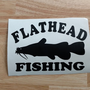 Catfish Boat Sticker 