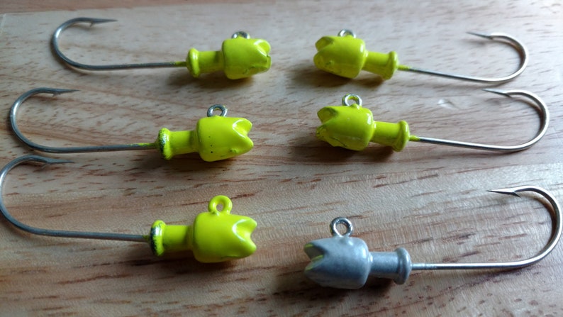Spot Smiling Bill Hot Lips Saltwater Jigs 14 oz 20 Quantity of 6 Saltwater Fishing Jigs Custom Jigs Bluefish Flounder Grouper Croaker