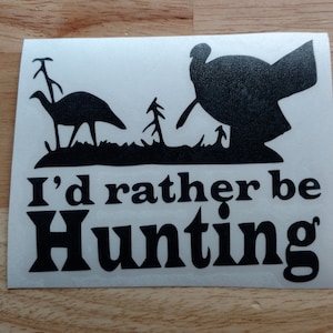 Turkey Hunter Wild Turkey  Turkey Hunting Vinyl Decal 22 colors and 10 sizes Sticker Truck Boat Phone Laptop Decal Window Sticker Decal