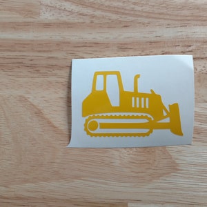 Bulldozer Construction Worker Vinyl Decal 22 colors 10 sizes to choose Sticker Car Truck Phone Laptop Tumbler Decal Window Sticker