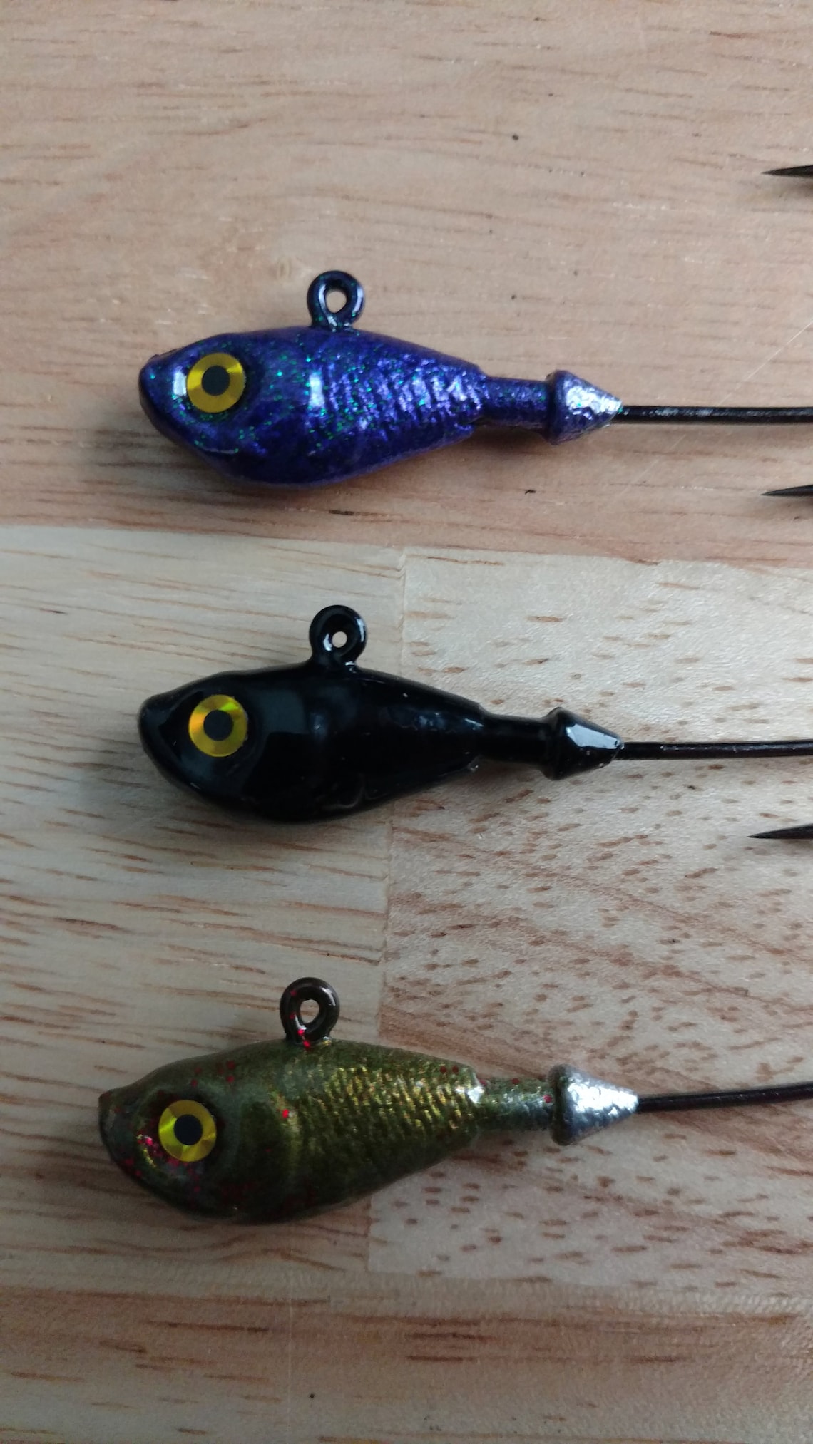 3 Ultra Minnow Swim Bait Swimbait Jig Heads 3/8 oz and 1/2 oz Etsy