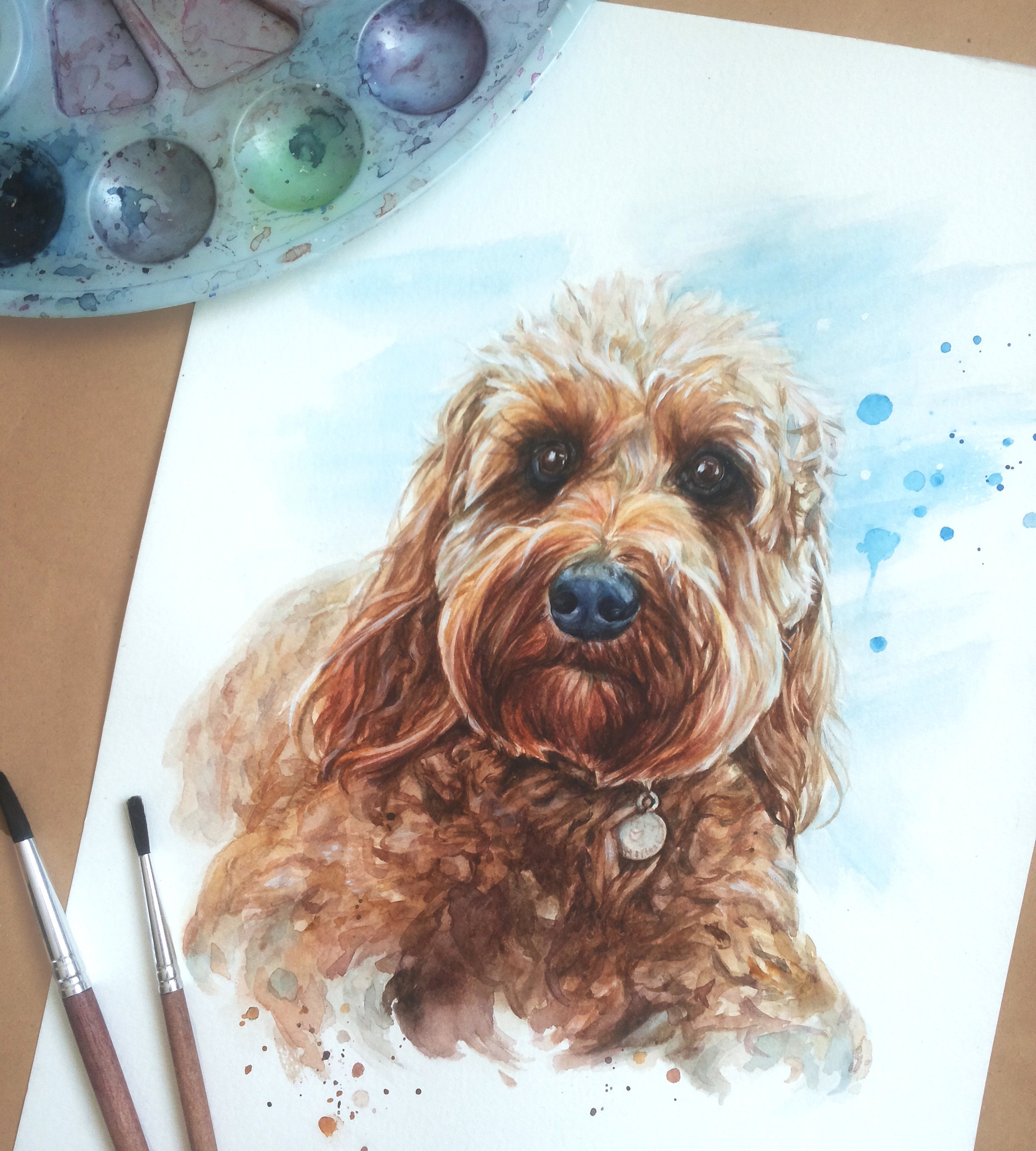 pet memorial painting