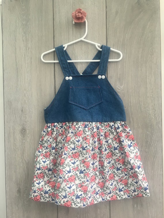 dungaree skater dress