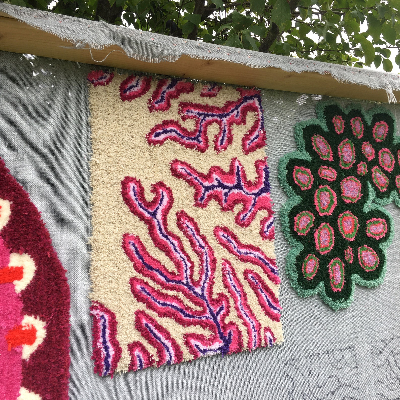 Tissu de tufting gris Tapis primaire en tissu de tufting Etsy France