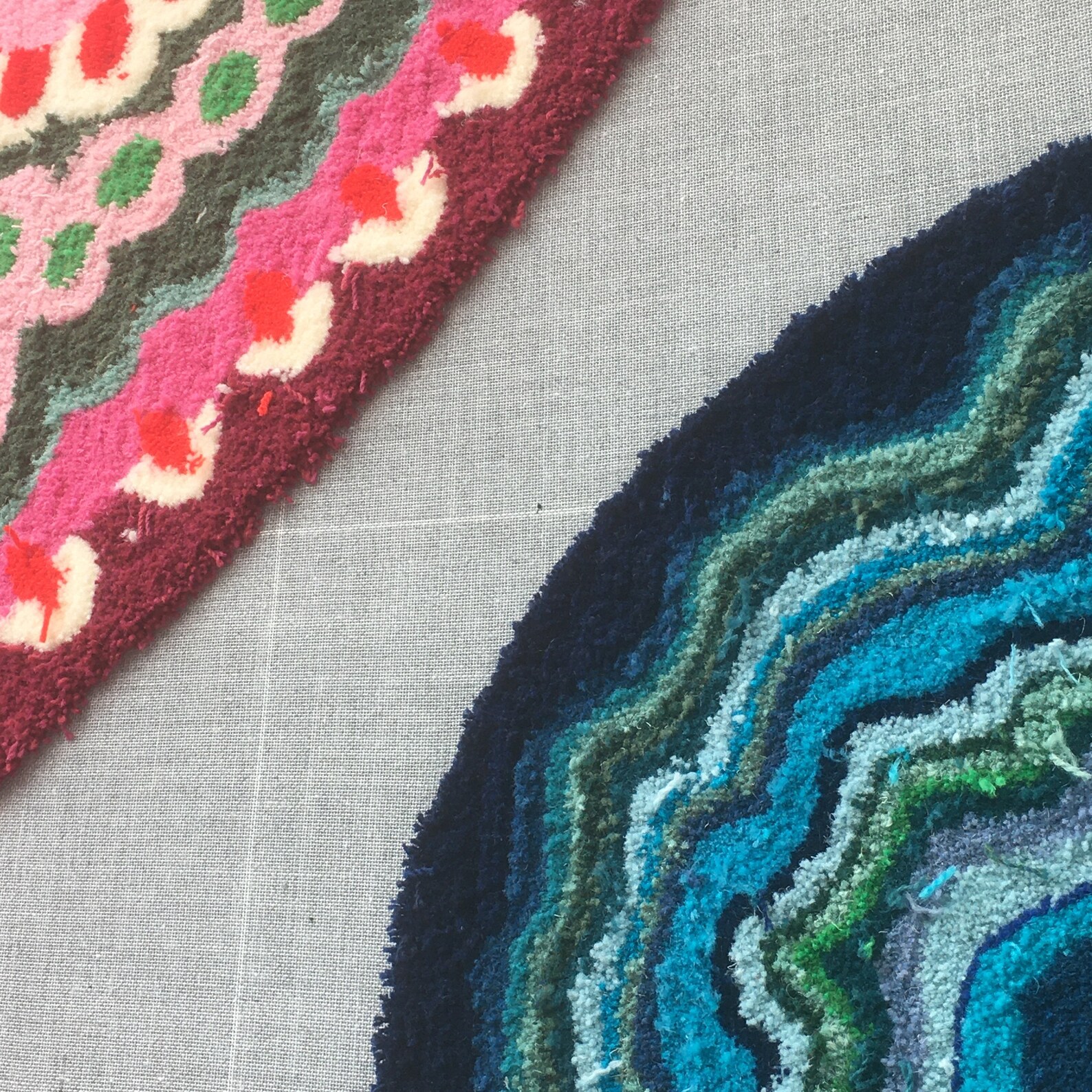 Grey Tufting Cloth Primary Rug Tufting Cloth Fabric Material Etsy