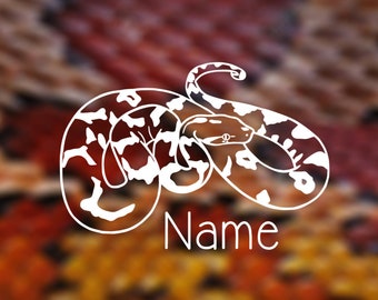 Hog Island Boa Custom Name Decal