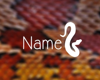 Snake Custom Name Decal