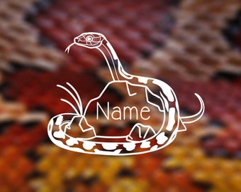 Cornsnake Custom Name Decal