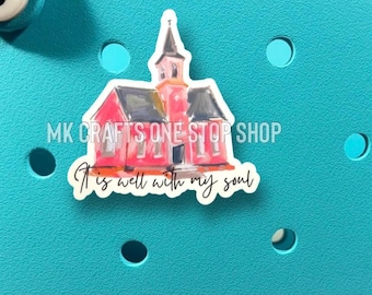 It Is Well With My Soul Bag Charm – Inspirational Faith Accessory