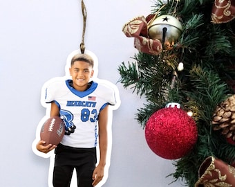 Personalized Photo Christmas Ornament – Custom Family, Pet, Sports Acrylic Charm