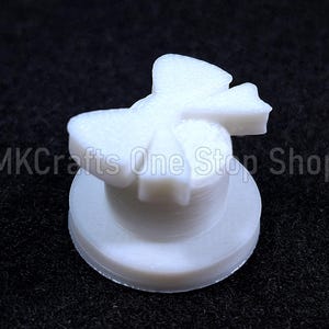 Embouts pour noeuds - Supports à breloques - Ajustement torsadé - Ajustement par vis - Accessoires pour sac Bogg - Accessoires pour sac B - Support - Vendu à l&#39;unité - Embouts B