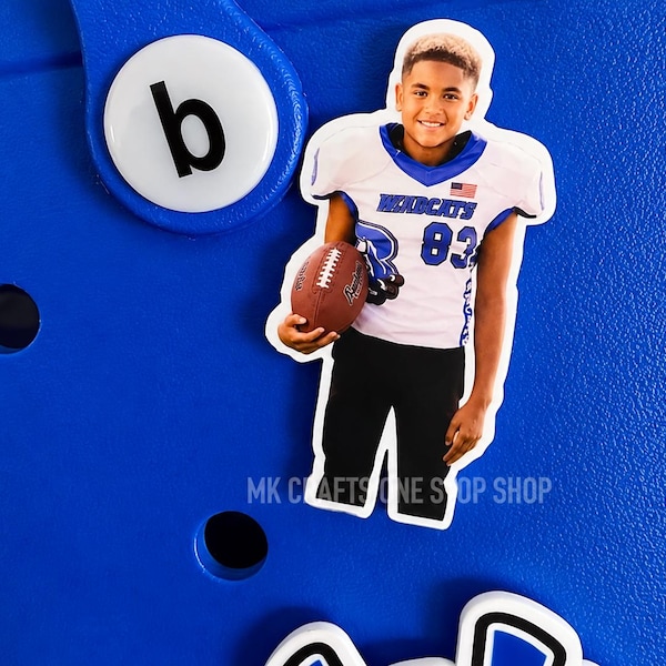 Customizable Photo Charm For Bags - Display Family, Pets, Logos , Or Your Favorite Images Made With Durable Acrylic - With Twist Backer