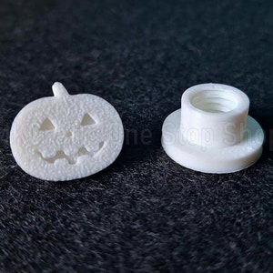 Boulons de sac Bogg citrouille - embouts Bogg - attache pour étiquette de sac - personnalisation de sac bricolage - bricolage - prise bouton bogg - lanterne jack O - effrayant