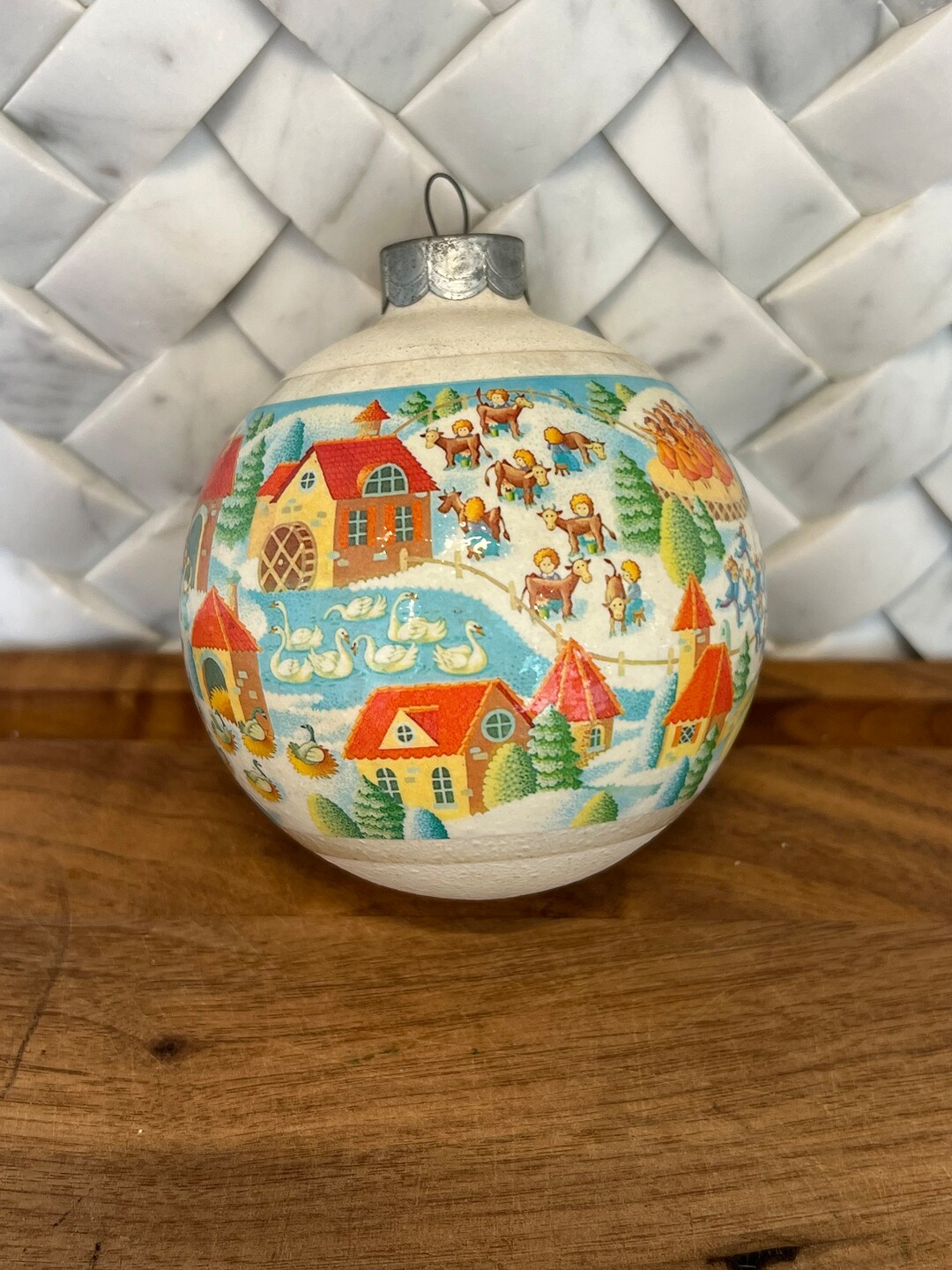 Vintage 1982 Twelve Days of Christmas Hallmark Ornament Etsy