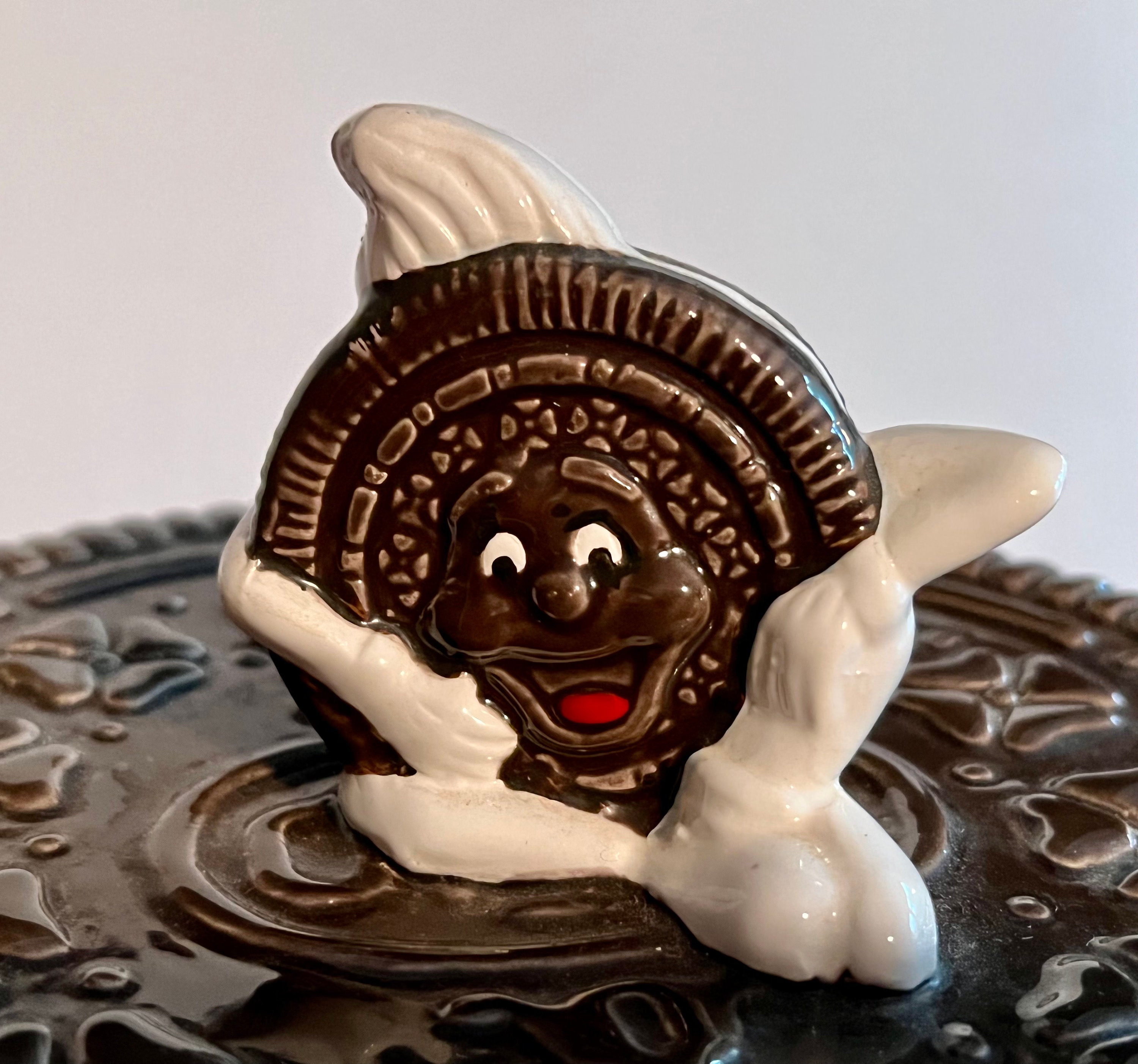 Vintage 70s Stacked Oreo Cookie Jar From the Nabisco Classic