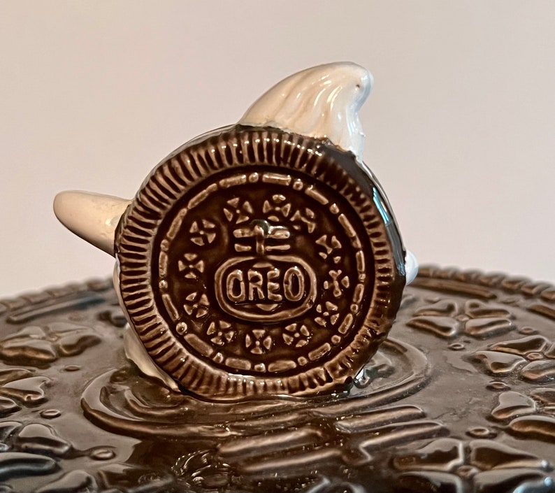 Vintage 70s Stacked Oreo Cookie Jar From the Nabisco Classic Etsy