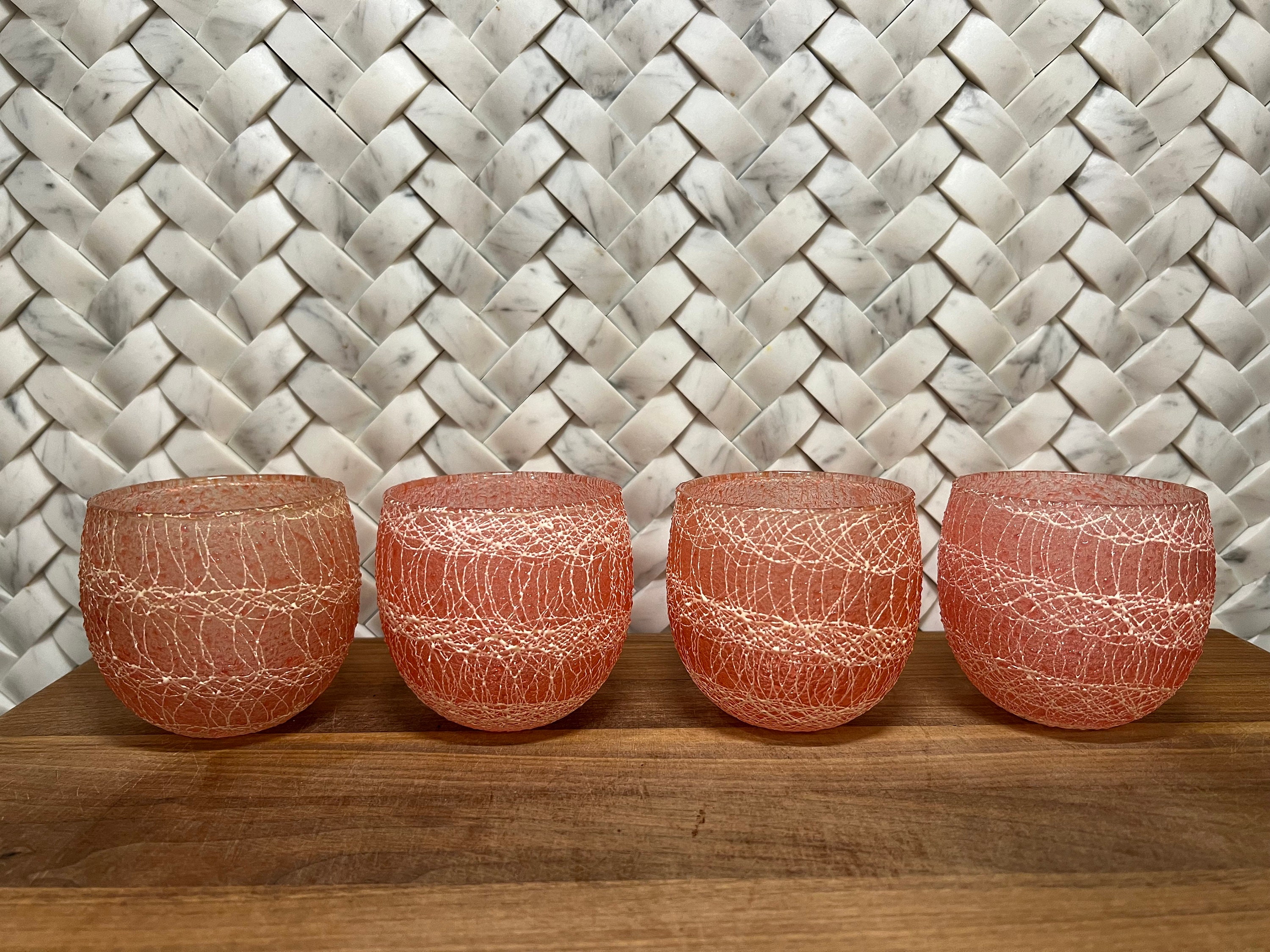 MCM Roly Poly Mid-century Color Craft Spaghetti Sting Pitcher and 12 ...