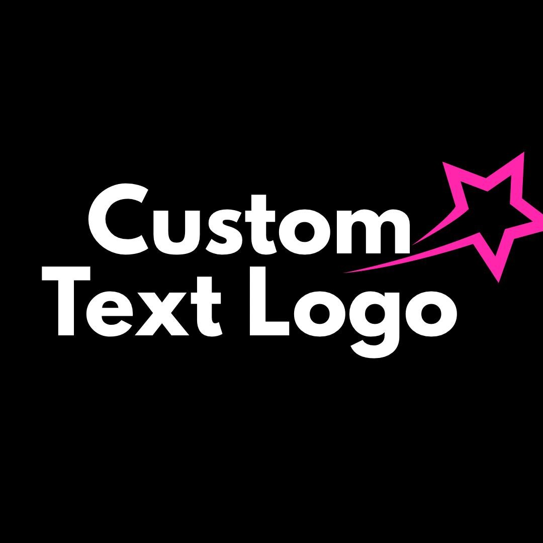 Custom Text Logo Design: Personalized Business Branding (digital) - Etsy