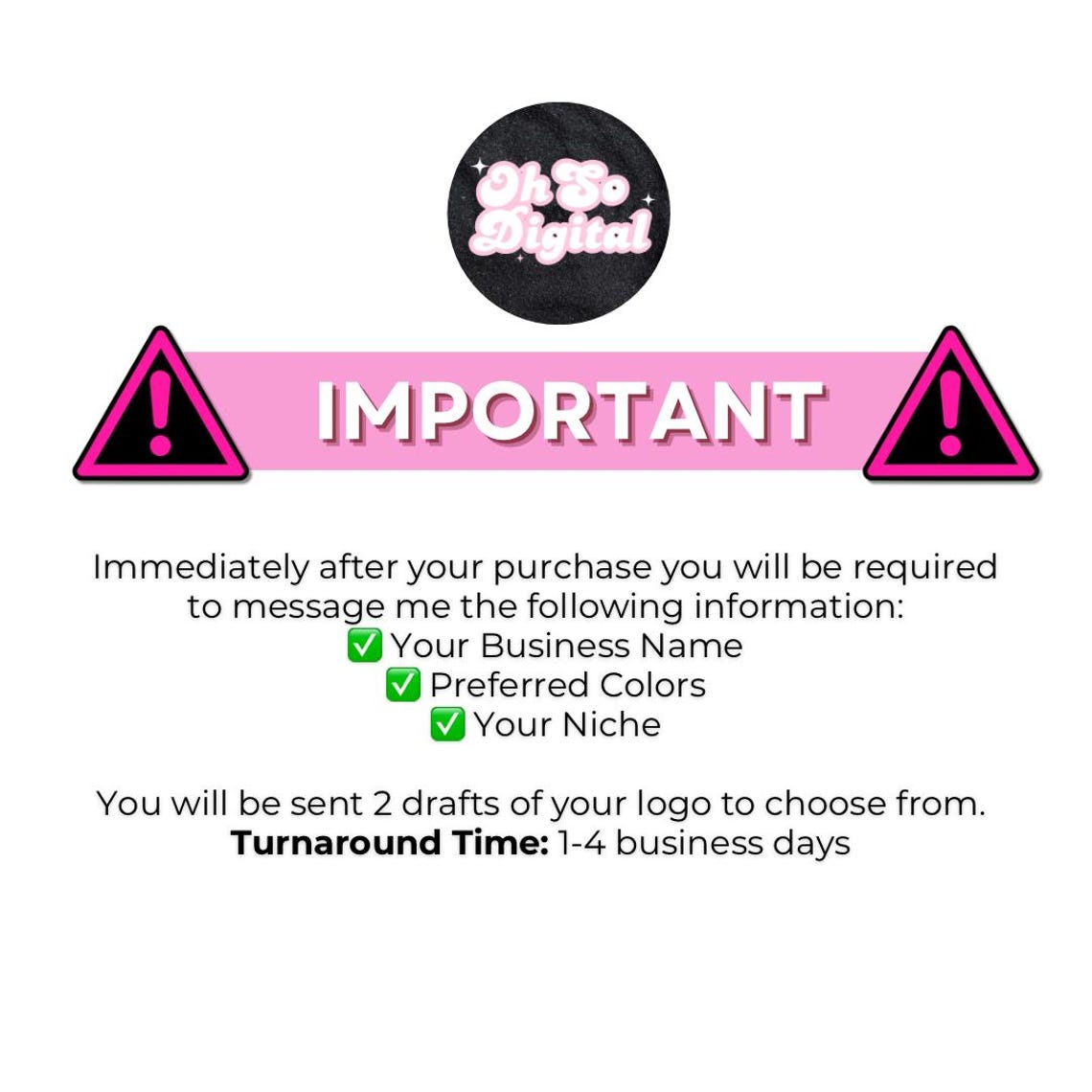 Custom Text Logo Design: Personalized Business Branding (digital) - Etsy