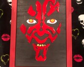 Darth Maul Woodcarving