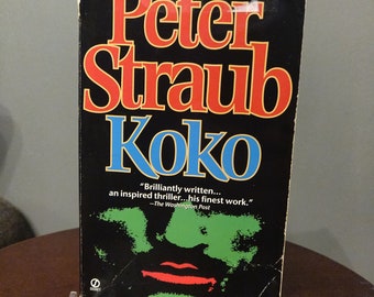 KOKO by Peter Straub, vintage horror paperback book