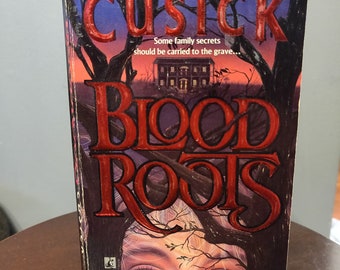 BLOOD ROOTS de Richie Tankersley Cusick, livre de poche d'horreur vintage