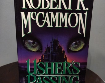 USHER'S PASSING by Robert McCammon, vintage horror paperback book