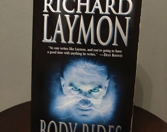 BODY RIDES by Richard Laymon, vintage horror paperback book