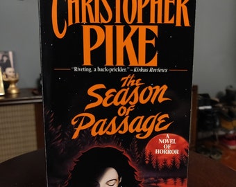 The Season of Passage by Christopher Pike, vintage horror paperback book
