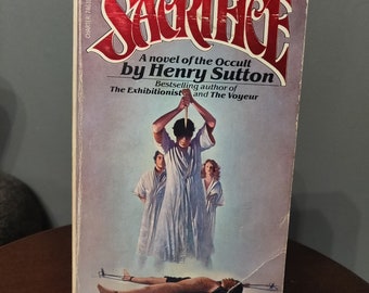 THE SACRIFICE by Henry Sutton, vintage horror paperback book