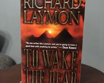 Pour réveiller les morts de Richard Laymon, livre de poche d'horreur vintage