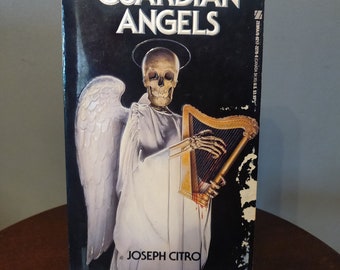 GUARDIAN ANGELS de Joseph Citro, *FIRMADO* libro de bolsillo de terror vintage