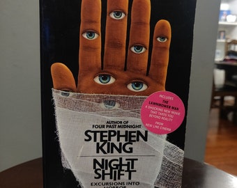 NIGHT SHIFT by Stephen King, vintage horror paperback book , Paperbacks From Hell