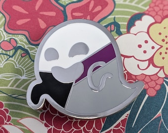 Demifestation (demisexual pride) hard enamel pin