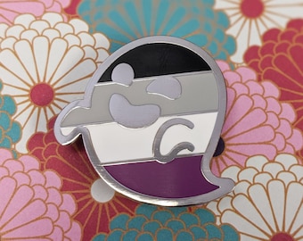Ace Wraith (asexual pride) hard enamel pin