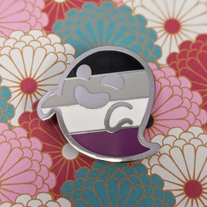 Ace Wraith (asexual Pride) Hartemail Pin