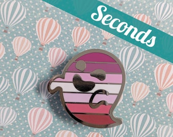 SECONDS: Eidolesbian (lesbian pride) hard enamel pin