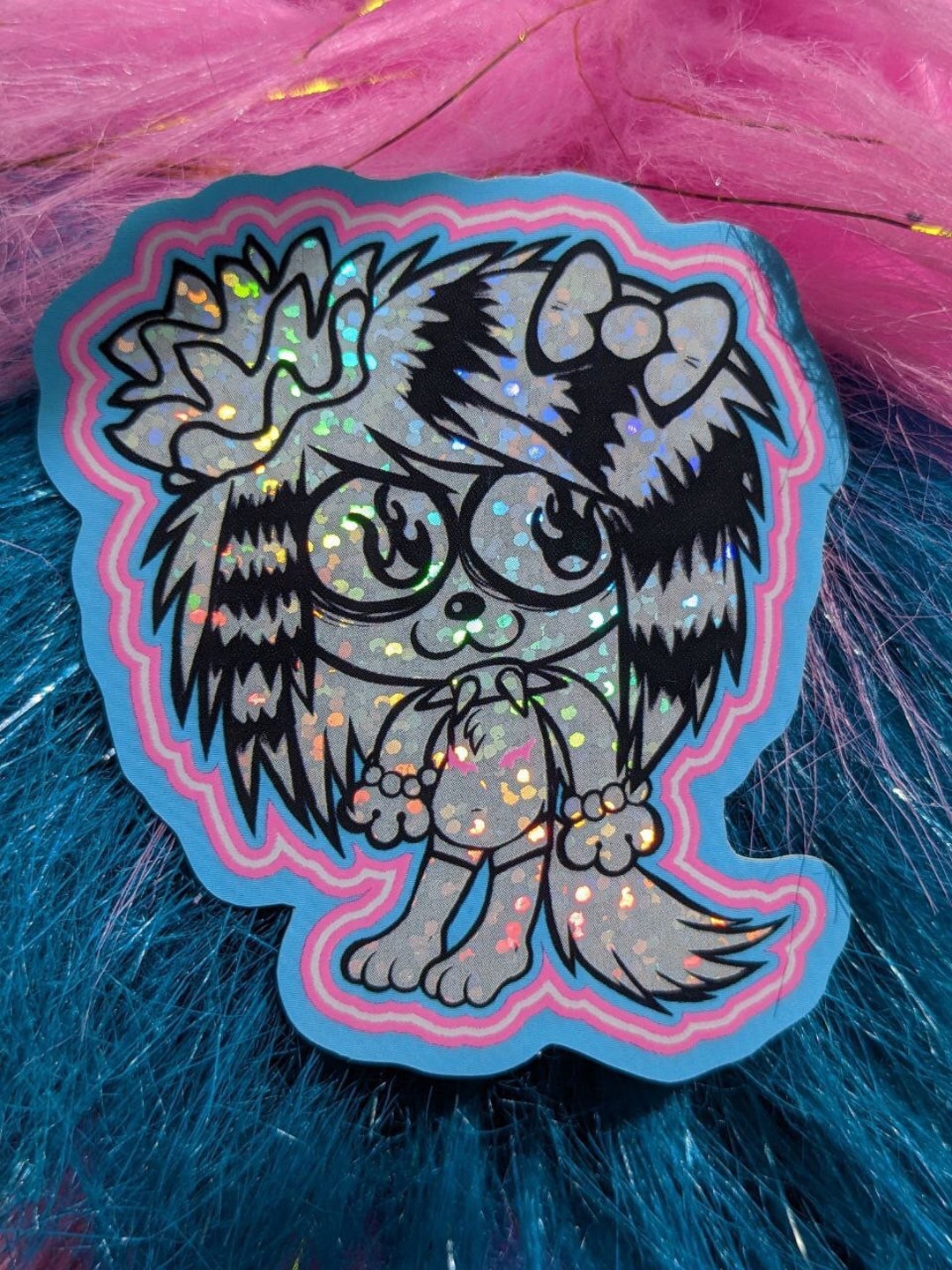 Glitter & Uv: NOT A PHASE Trans Pride Sticker - Etsy