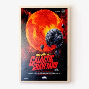 Póster de película de cazarrecompensas de los años 80 para pared