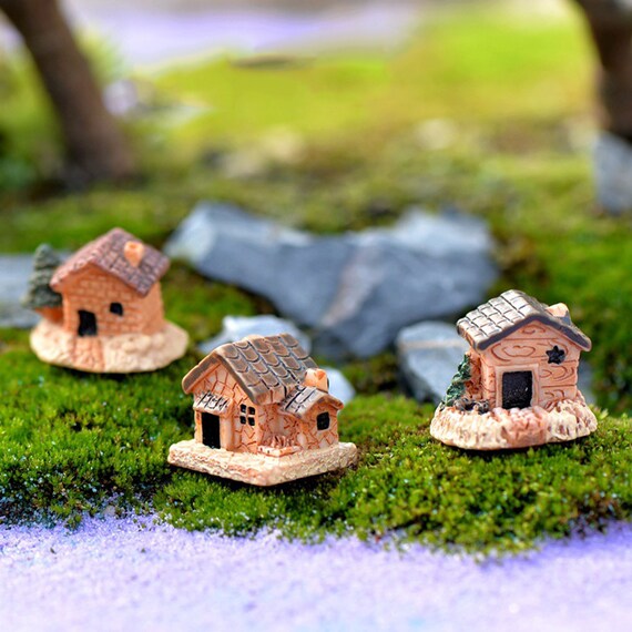 Harz Zubehör Fee Garten Landschaft Miniatur Tisch /& Stühle Mini Ornament 1~4#
