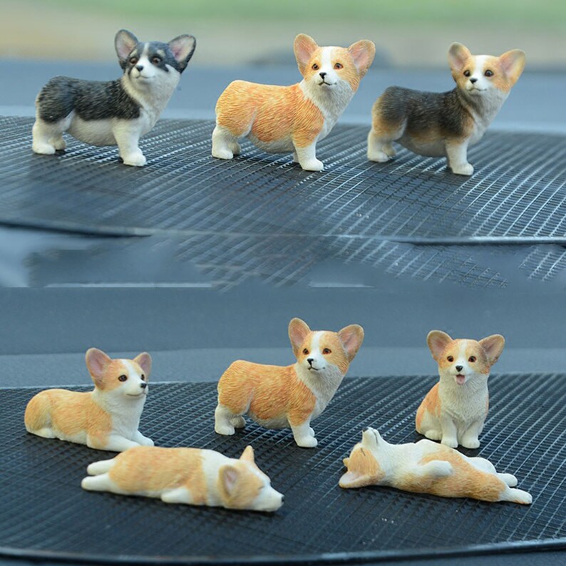 5pcs-Corgi MiniatureMicro Corgi Fairy GardenKawaii | Etsy