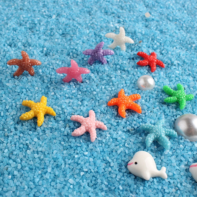 Miniature Dollhouse FAIRY GARDEN Accessories ~ Set of 3 BEACH Sea Mini Starfish