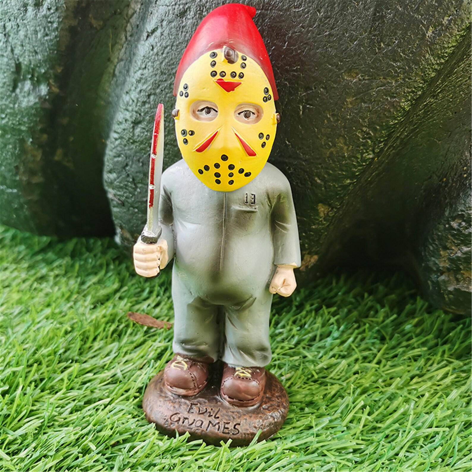 Horror Movie Garden Gnomes StatueSamurai Gnome Dwarf Etsy